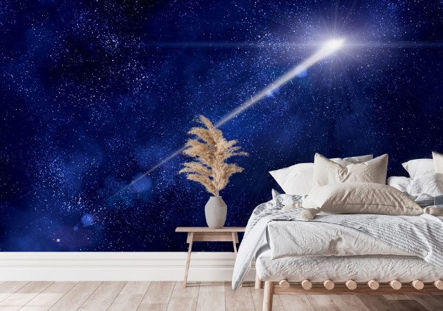 Afbeeldingen van Shooting star at sky