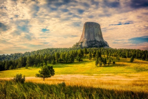 Picture of Devils Tower - the Other Side