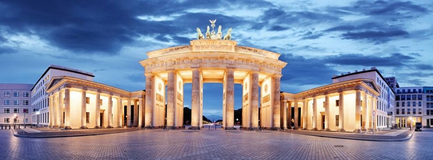 Afbeeldingen van Brandenburg Gate Berlin Germany - panorama