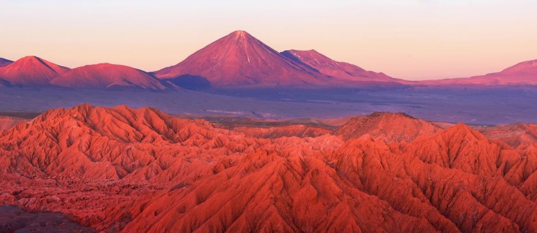 Afbeeldingen van Catarpe Licancabur volcano Atacama desert Chile