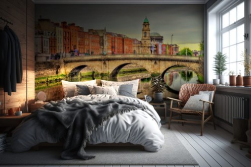 Bild på View of Mellows Bridge in Dublin - Ireland