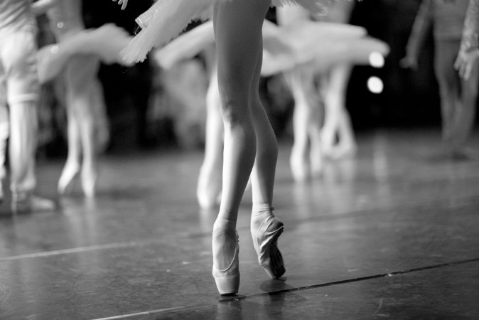 Picture of Long and lean ballet dancers legs