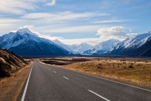 Picture of South island road New Zealand