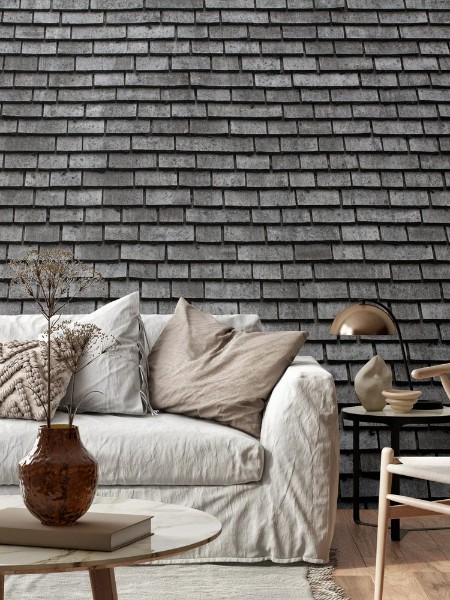 Picture of Slate Roof Background