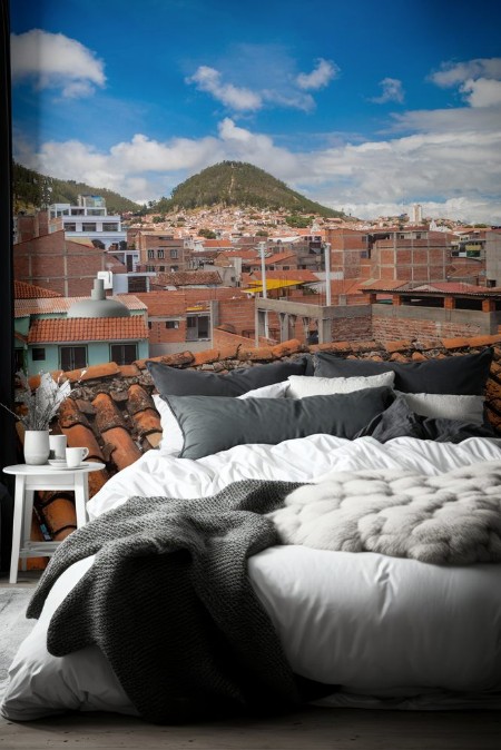 Afbeeldingen van Roofs of Sucre capital of Bolivia