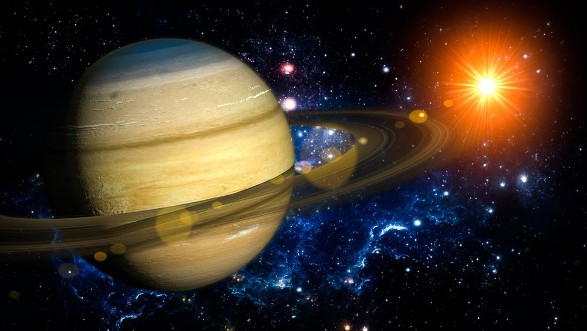 Bild på Saturn