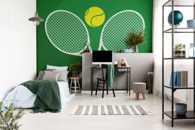 Afbeeldingen van Elegant tennis button