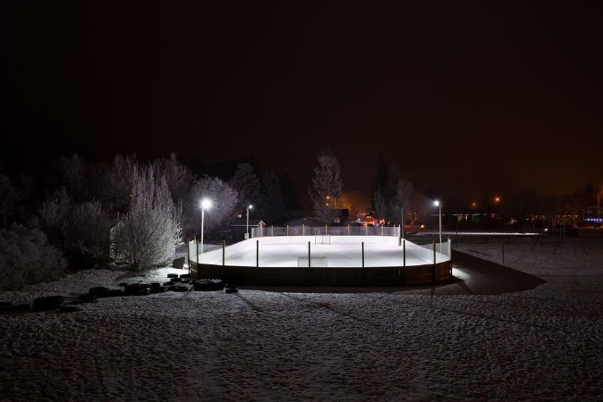 Picture of An open outdoor skating rink