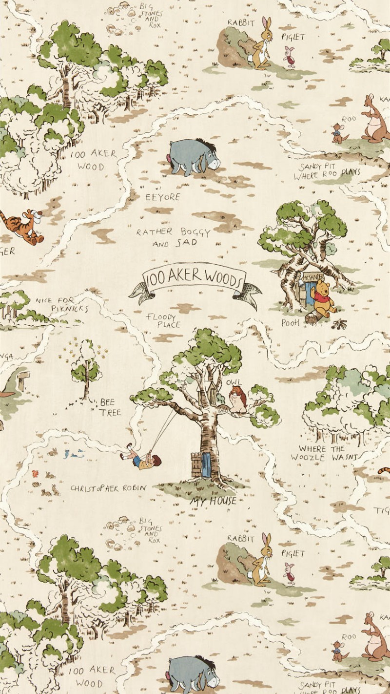 Picture of Coloring - Hundred Acre Wood Cashew - 03966-01