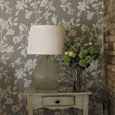 Picture of Fargesammensetning - Magnolia & Pomegranate Silver/Linen - DWOW215722 - 03689-01