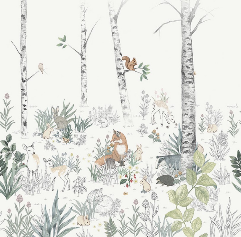 Picture of Farvesammensætning - Magic Forest Mural - 7481 - 00057-01