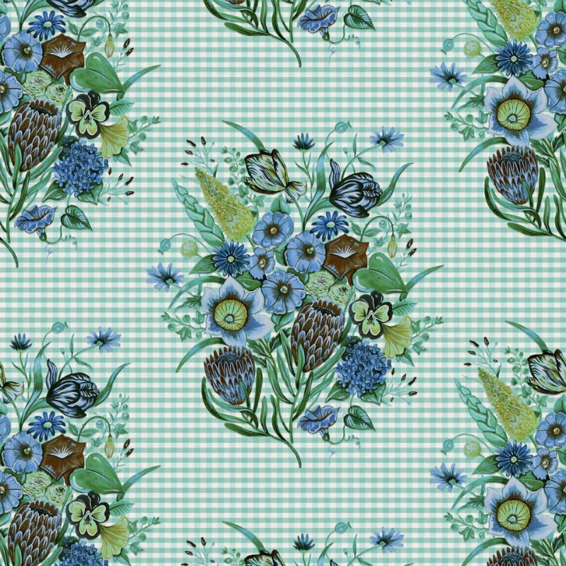 Image de Coloration - Posy Aqua - 03810-01