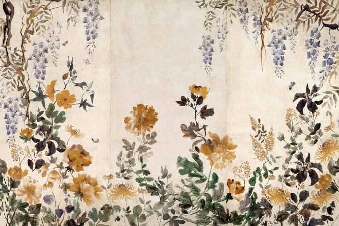 Spring Festival Amber - B00153 wallpaper Coordonné