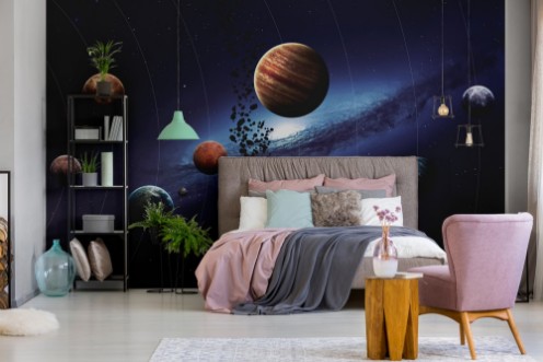 High resolution images presents planets of the solar system This image elements furnished by NASA photowallpaper Scandiwall