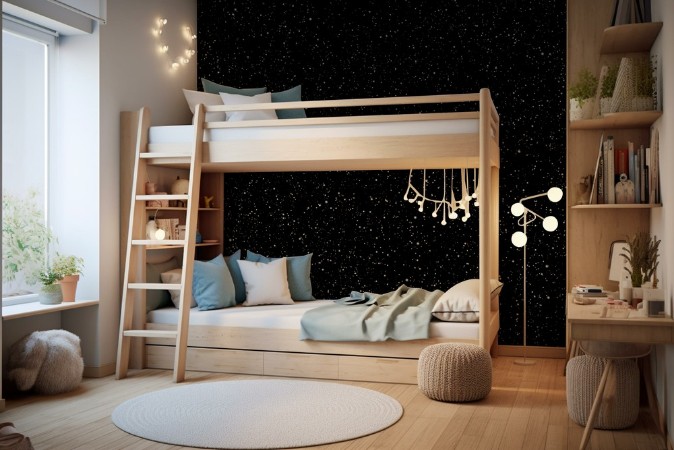 Perfect Starry Night photowallpaper Scandiwall