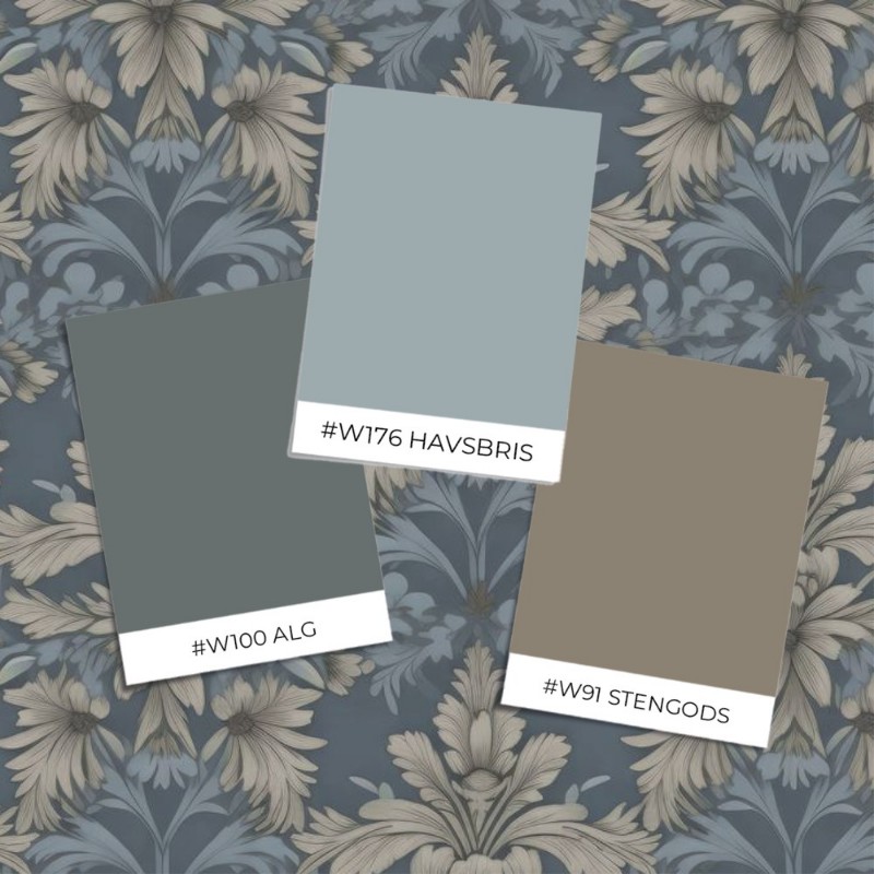 Afbeeldingen van Kleurcombinatie - Leah Vintage Blue - 1000802-01 - 04070-01