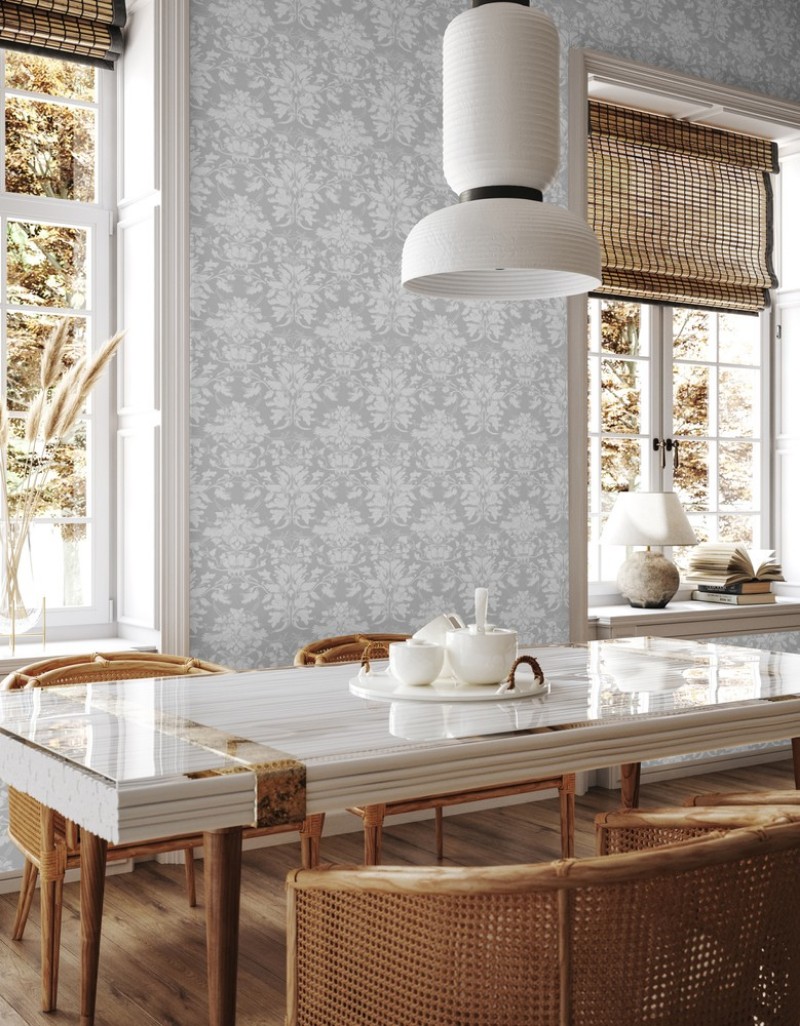 Petra light grey - 1000801-04 wallpaper Wallpassion