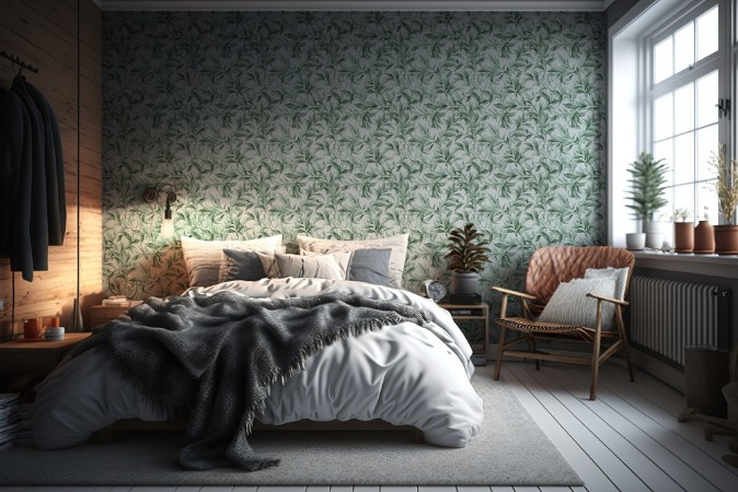 Maria Silver Green - 1003902-01 wallpaper Wallpassion