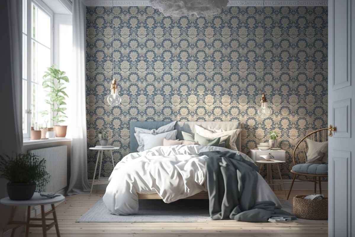 Carla Ocean Blue - 1011701-02 wallpaper Wallpassion