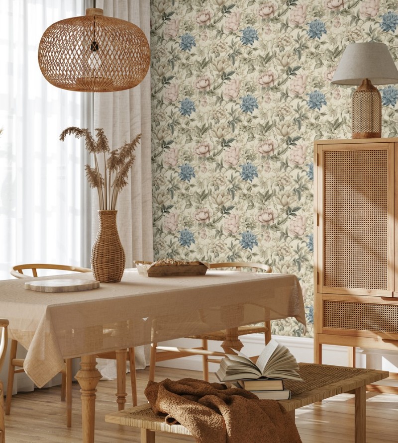 Sophia Latte Beige - 1016801-01 wallpaper Wallpassion