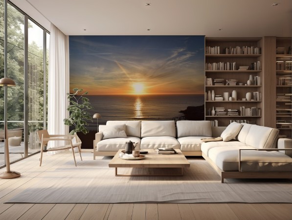 Atardecer photowallpaper Scandiwall