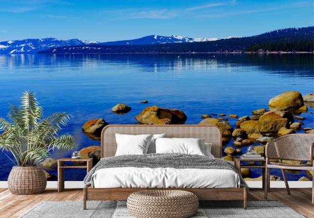 Lake Tahoe photowallpaper Scandiwall