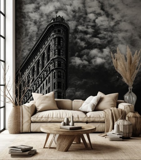 NYC Flatiron photowallpaper Scandiwall