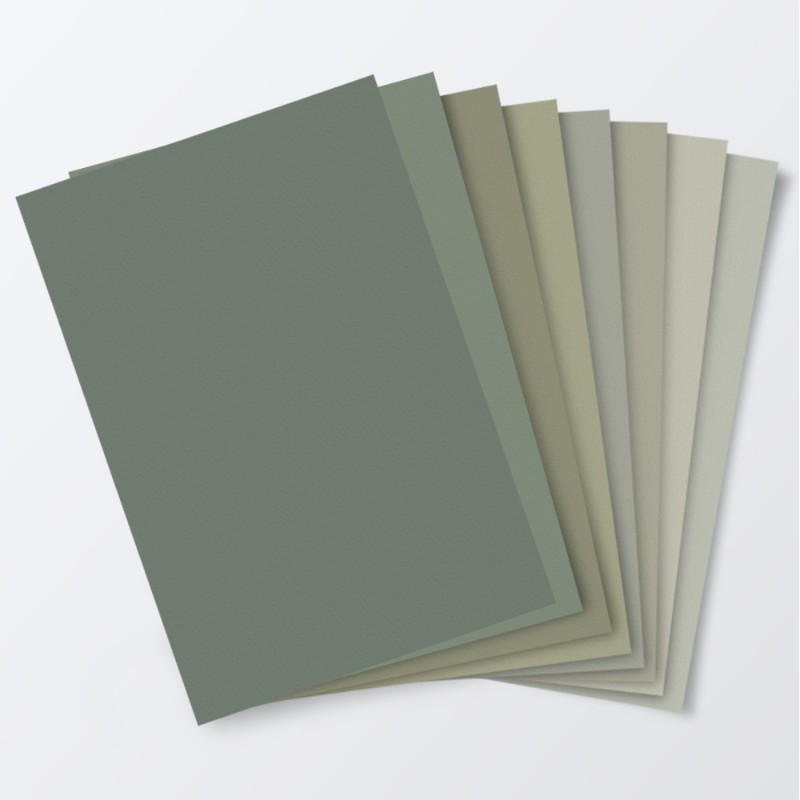 Swatchkit Green colour scale paint 
