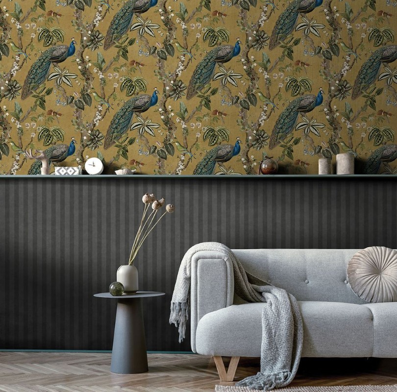 Cassia Ochre - 91743 wallpaper Holden Decor