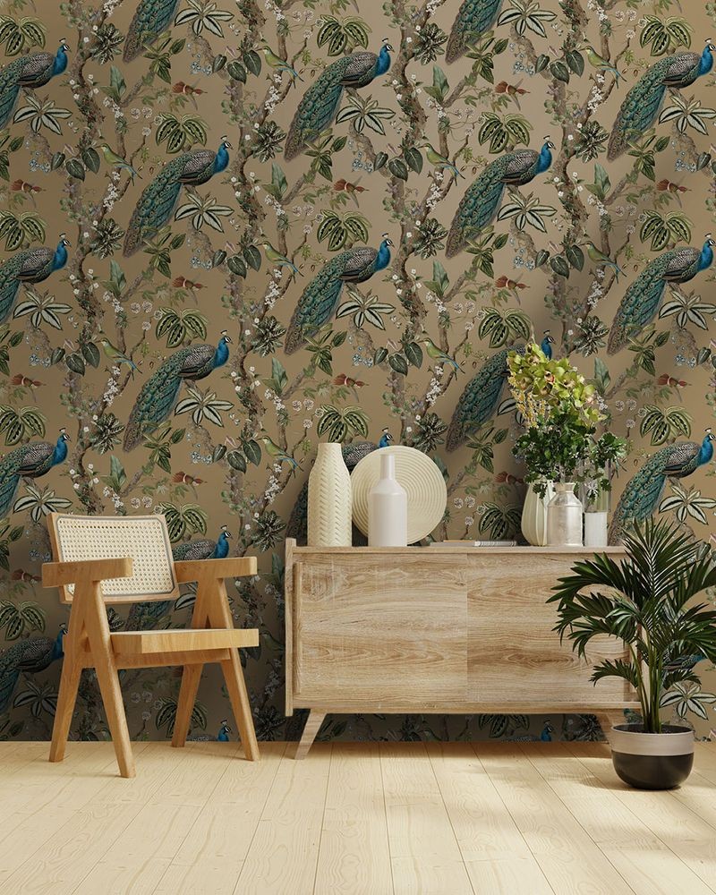 Cassia Gold - 91744 wallpaper Holden Decor