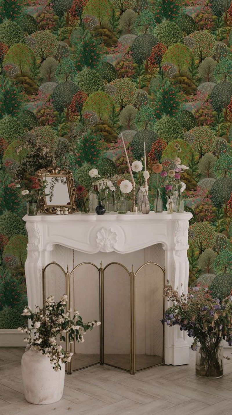 Arboretum Green - 91752 wallpaper Holden Decor