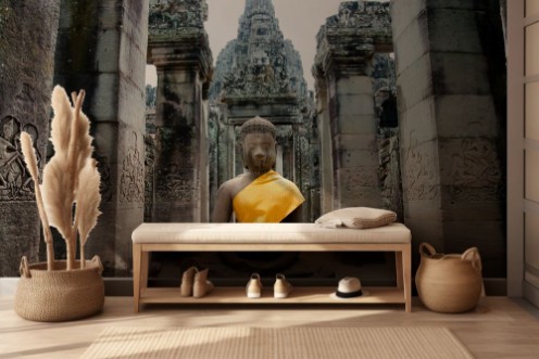 Bayon Temple - Cambodia photowallpaper Scandiwall