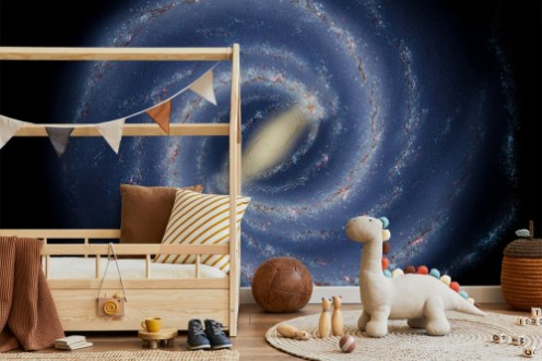 View Galaxy system isolated Elements of this image furnished by NASA photowallpaper Scandiwall