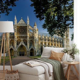 Westminster Abbey in London photowallpaper Scandiwall