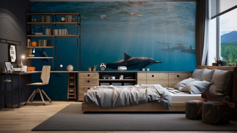 Delfini photowallpaper Scandiwall