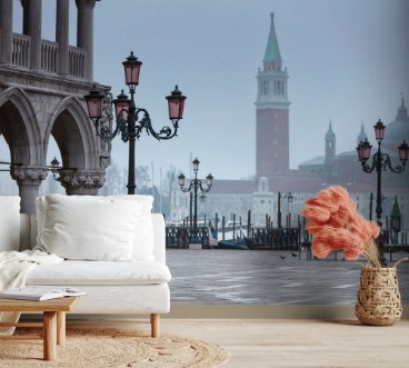 november morning in Venice photowallpaper Scandiwall