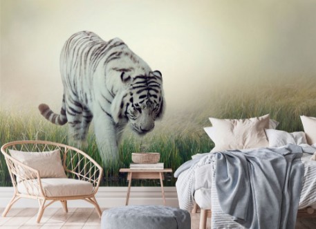 White Tiger photowallpaper Scandiwall