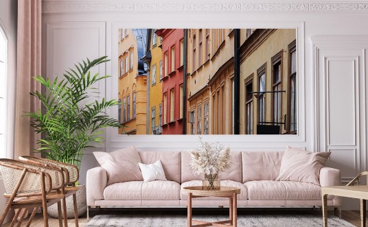 Stockholm Facade photowallpaper Scandiwall