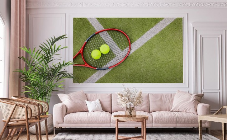 Grass Court photowallpaper Scandiwall