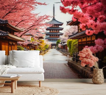 Kyoto Japan photowallpaper Scandiwall