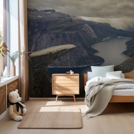 Trolltunga photowallpaper Scandiwall