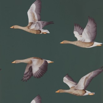 Imagen de Elysian Geese (Wallpaper) Amsterdam Green - DYSI216608-OUTLET