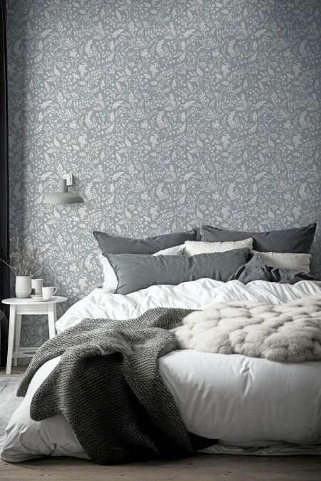 Ella Soft Blue - 1000403-05 wallpaper Wallpassion