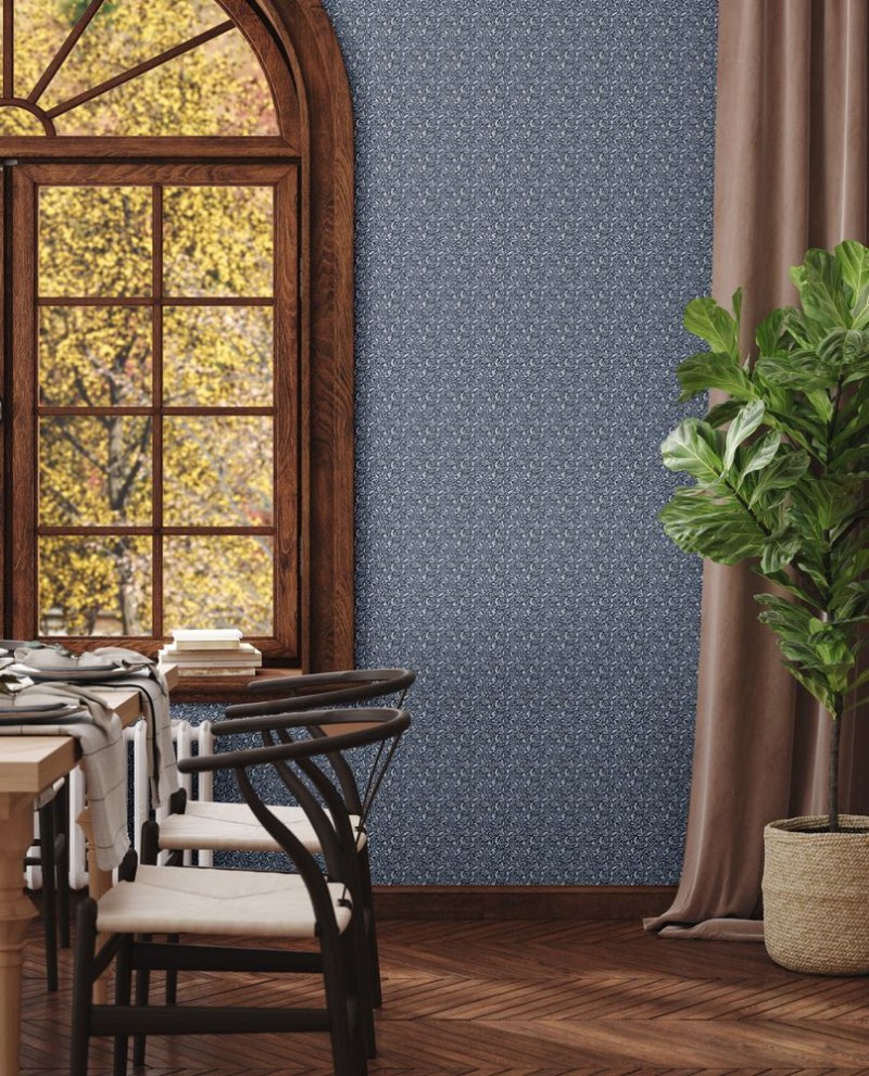 Ella Midnight Blue miniature - 1022401-01 wallpaper Wallpassion