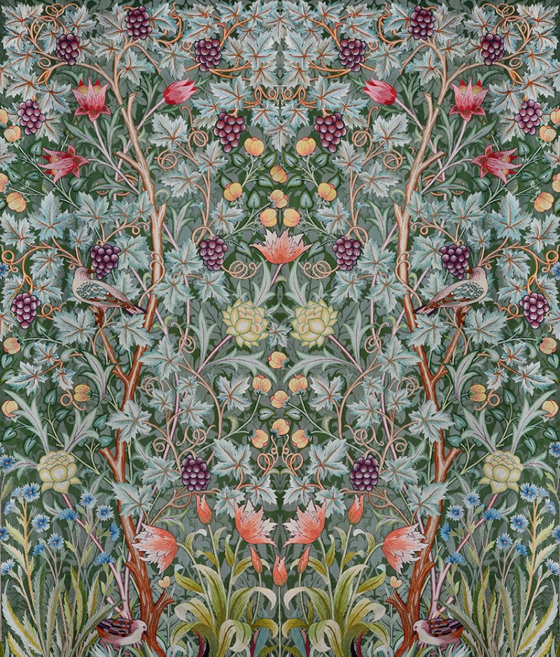 Vine Embroidery - HT84001 wallpaper Midbec