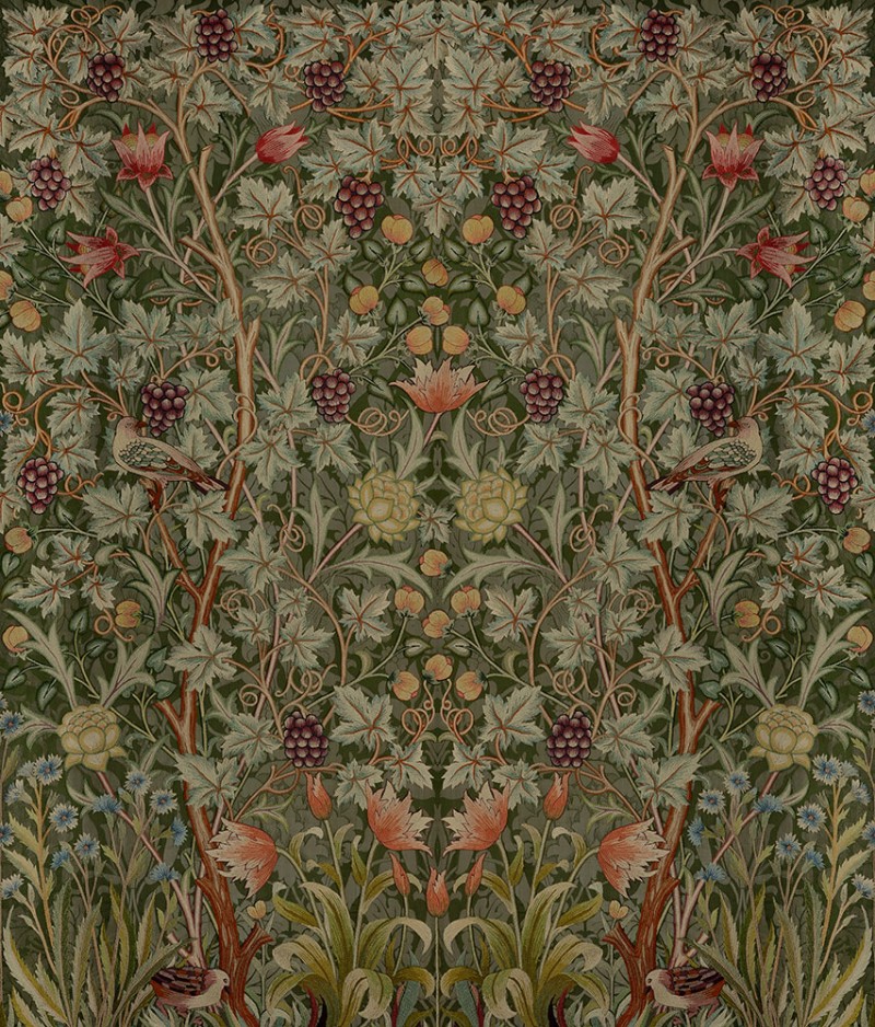 Vine Embroidery - HT84003 wallpaper Midbec