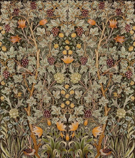 Vine Embroidery - HT84004 wallpaper Midbec