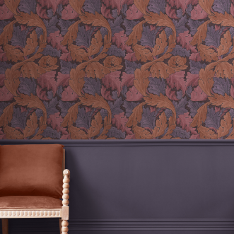 Acanthus Plum - 124223 wallpaper 