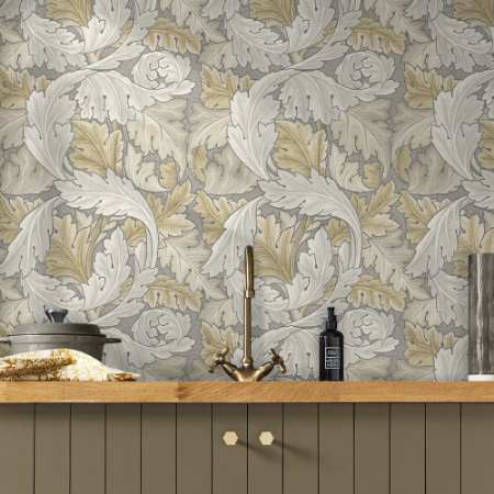 Acanthus Neutral - 124226 wallpaper Graham & Brown