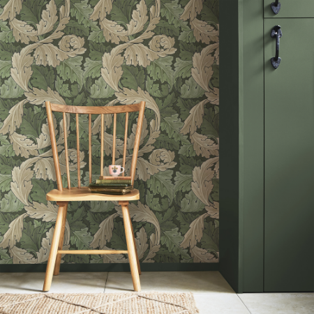 Acanthus Green - 124227 wallpaper Graham & Brown